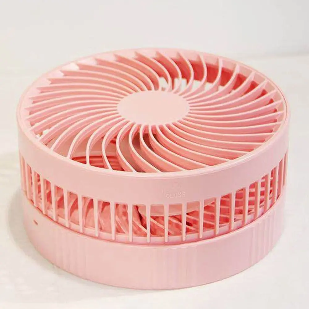 

24H Long Battery Life Telescopic Electric Fan Rotatable 1m Foldable Floor Fan 4 Speed Adjustable Low Noise