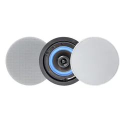 Herdio 2PCS 4'' Ceiling Mounted Speaker HD Digital Stereo Effect Recessed Ceiling Wall Waterproof Speaker For Bathroom kitchen