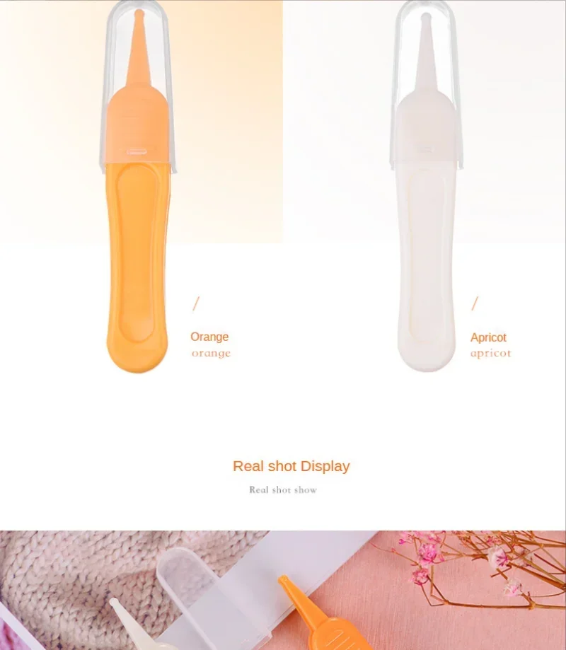 Baby Kunststoff Pinzette Nase Reiniger Werkzeug Kinder Sicherheit Pinzette Reinigung Zange Kleinkind Nasenhöhle Pflege Liefert Baby Essentials – Detail 7