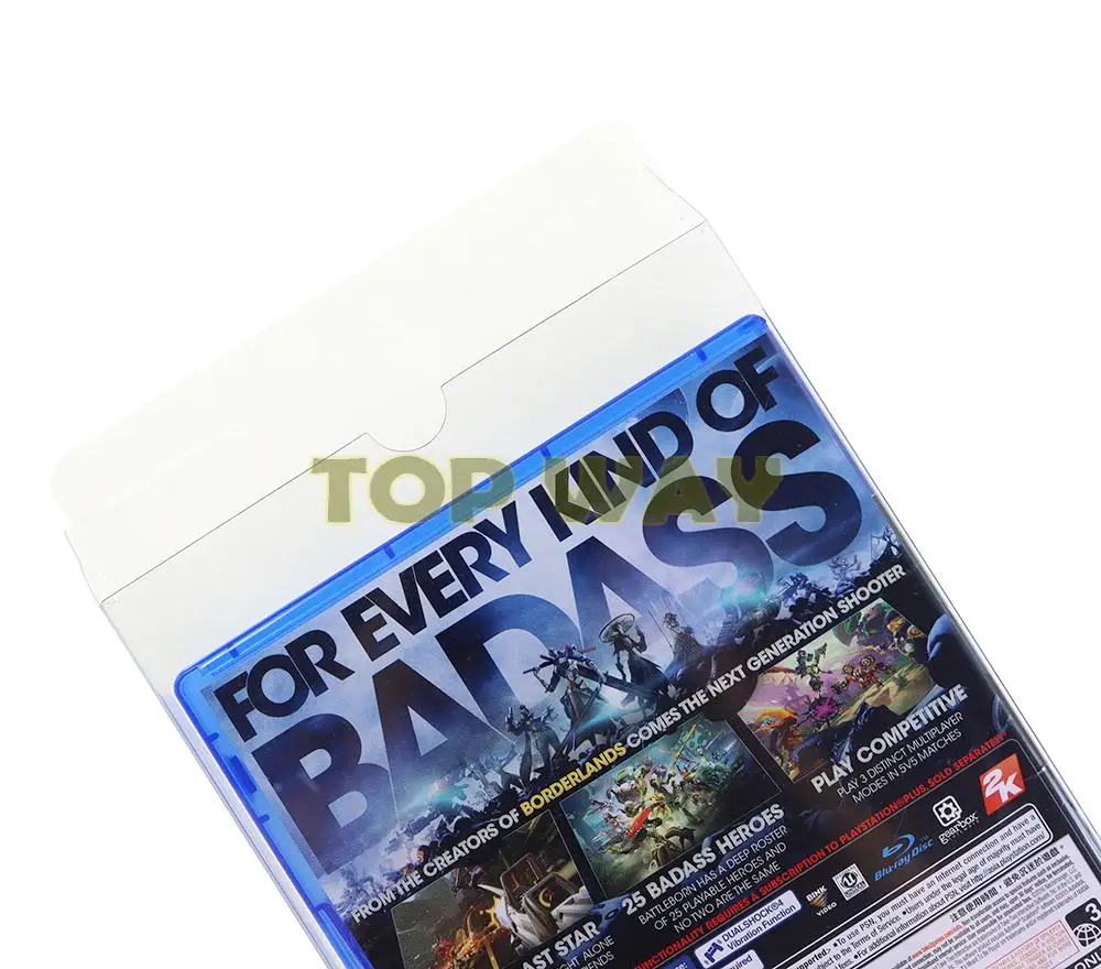 2 шт., прозрачная коробка для консолей PS4, PS5, PS3, коробка для хранения дисплея, цветная защита для домашних животных