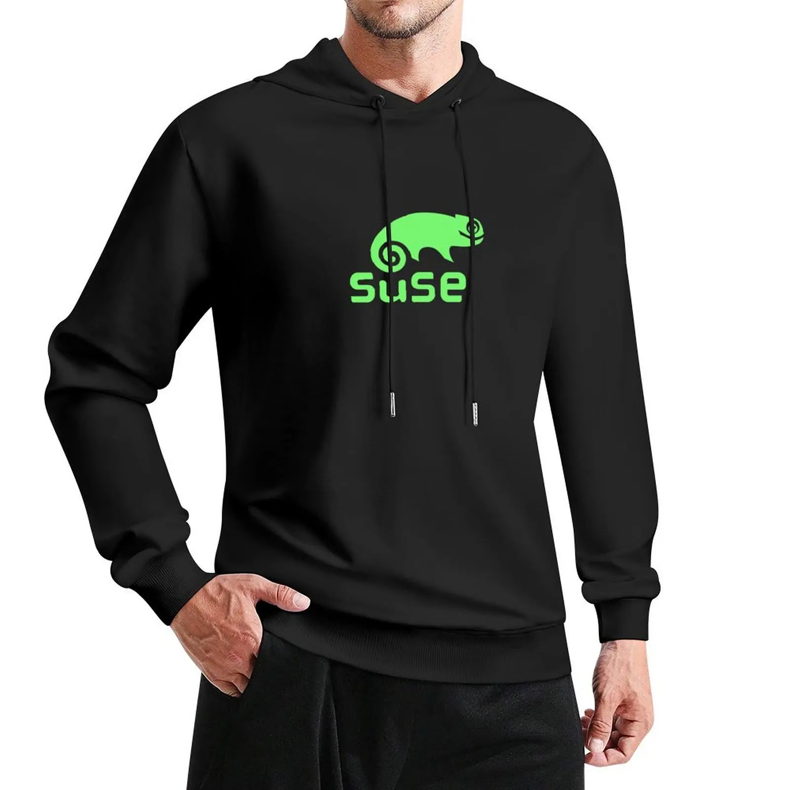 

SUSE linux Pullover Hoodie в японском стиле, новые толстовки с капюшоном