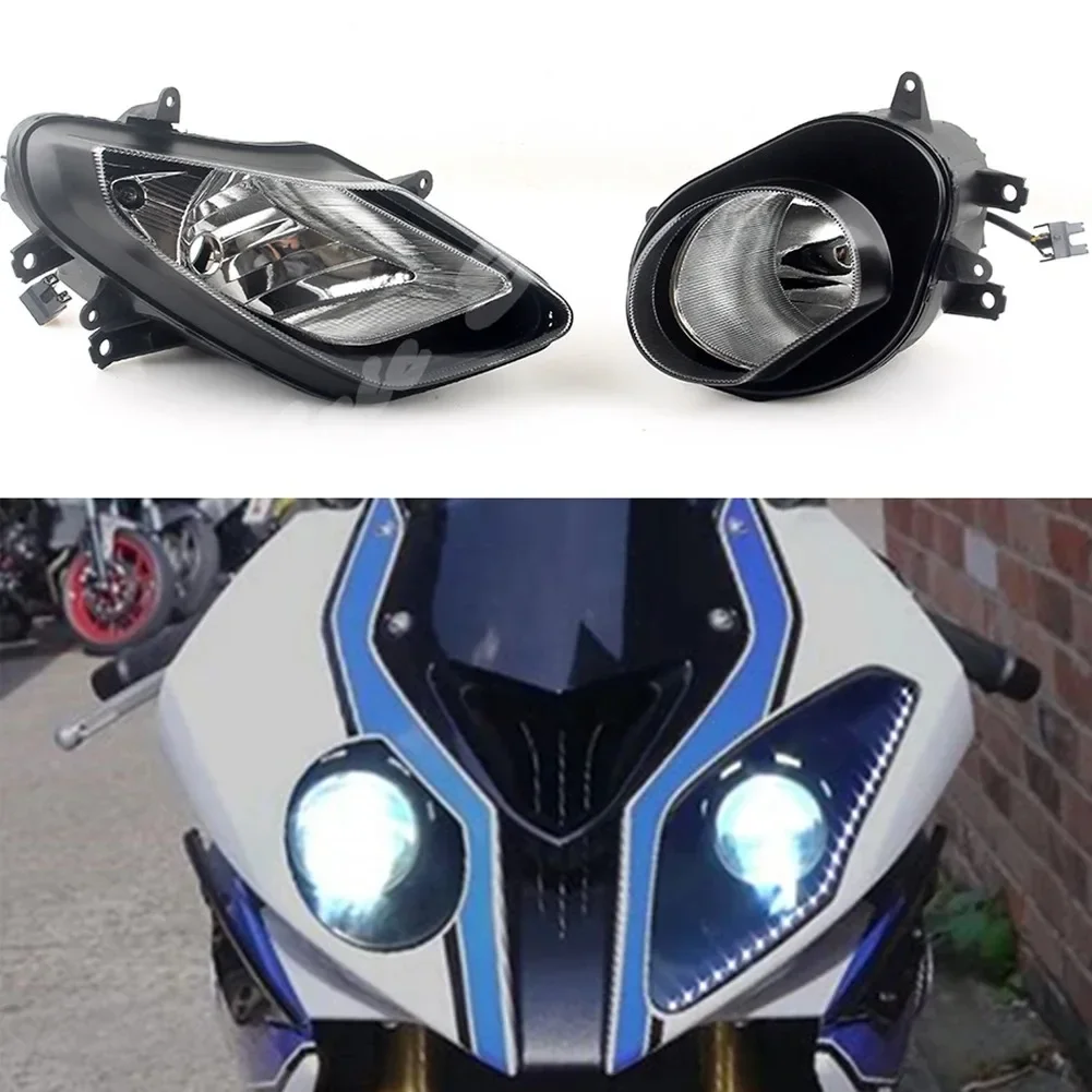 Motorcycle Front Headlight Lamp Assembly For BMW S1000RR 2009 2010 2011 2012 2013 2014  Clear Lens