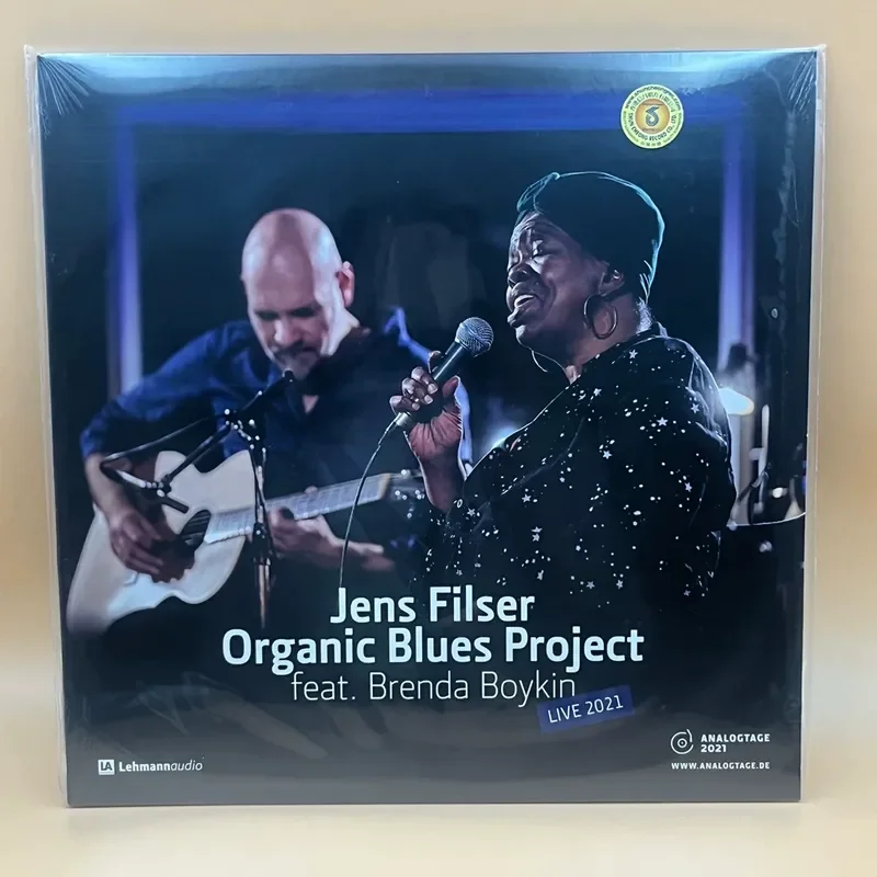 LP Vinyl Jens Filser Organic Blues with Project Boykin Live for Vinyl Records