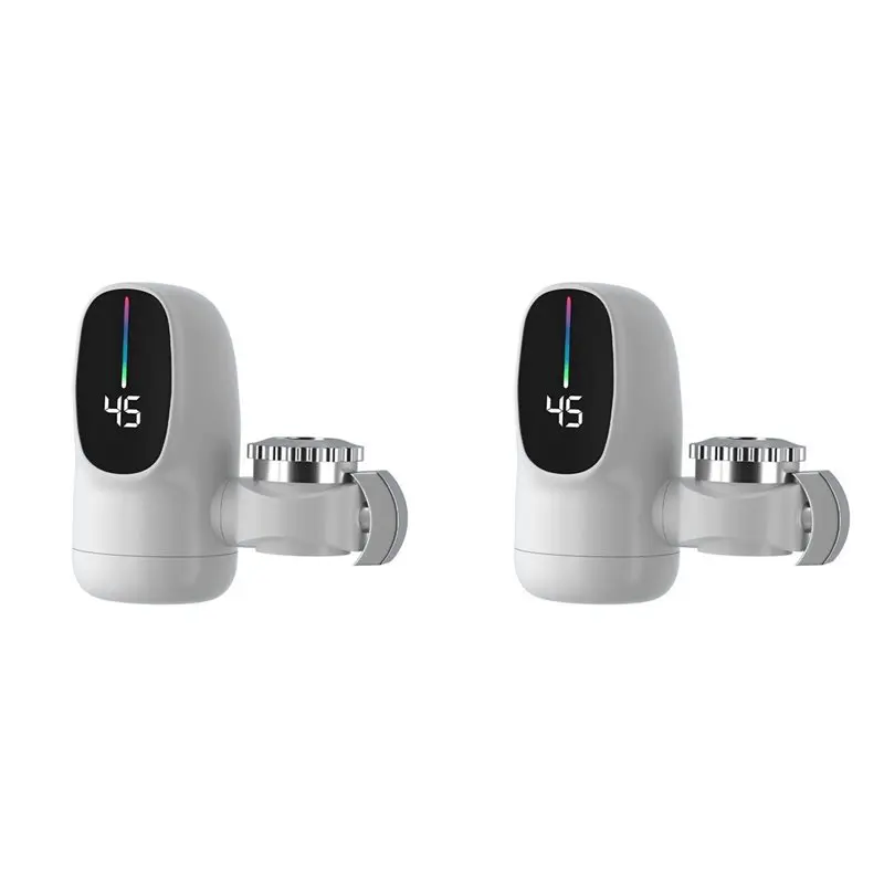BABZ-2X 3000W Instant Electric Hot Water Heater Faucet Digital Display Heating Tap Water Heater For Kitchen/Bathroom UK Plug