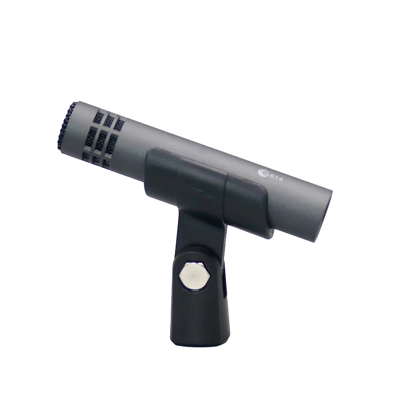 

E614 Microphone E614 Drum Shaped Instrument Megaphone With Clamp Mount Cardioid Mic For Stage Performance