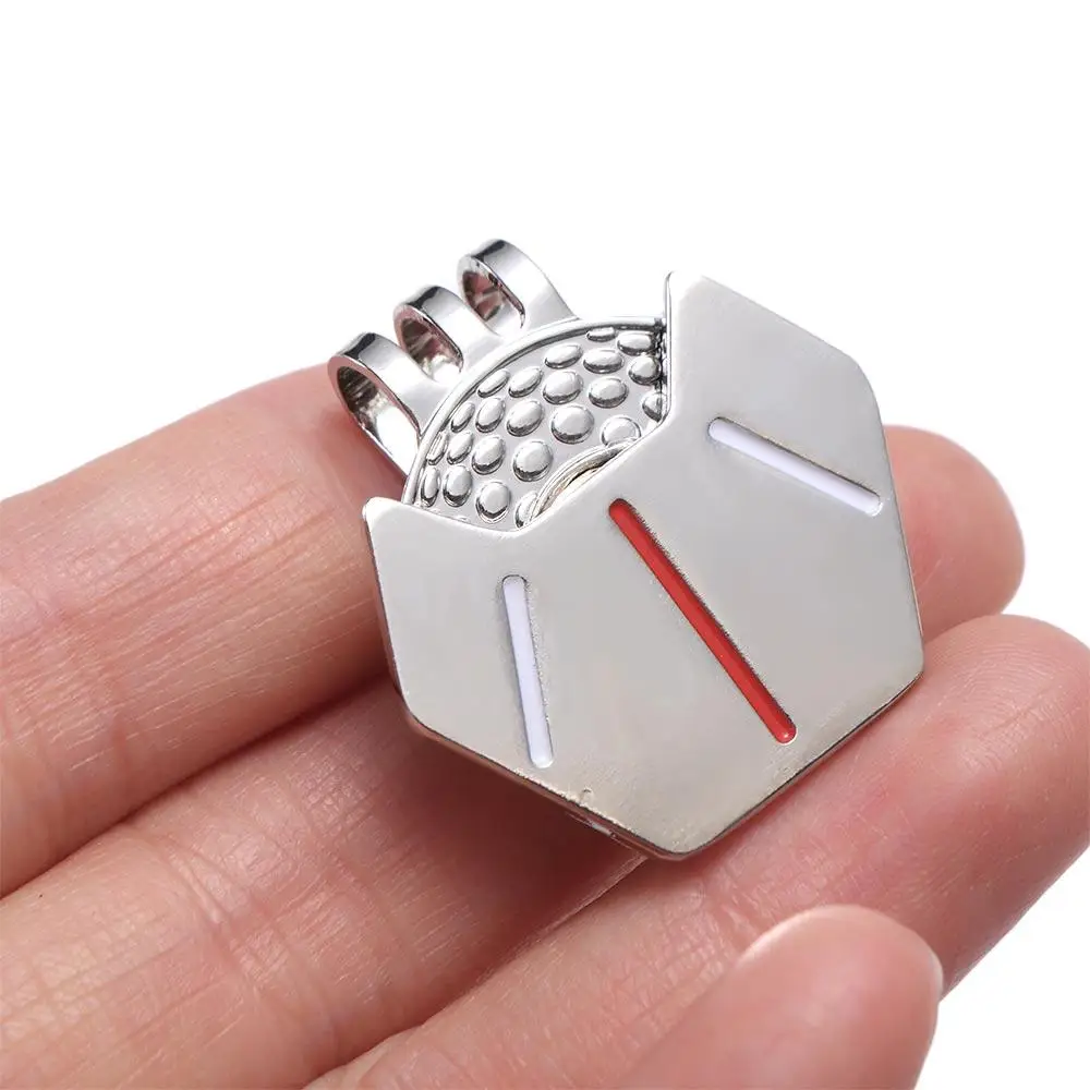 

Golf Accessories Zinc Alloy Golf Hat Clip Ball Marker Small Magnetic Magnetic Golf Marker Convenient All-Portable Unisex
