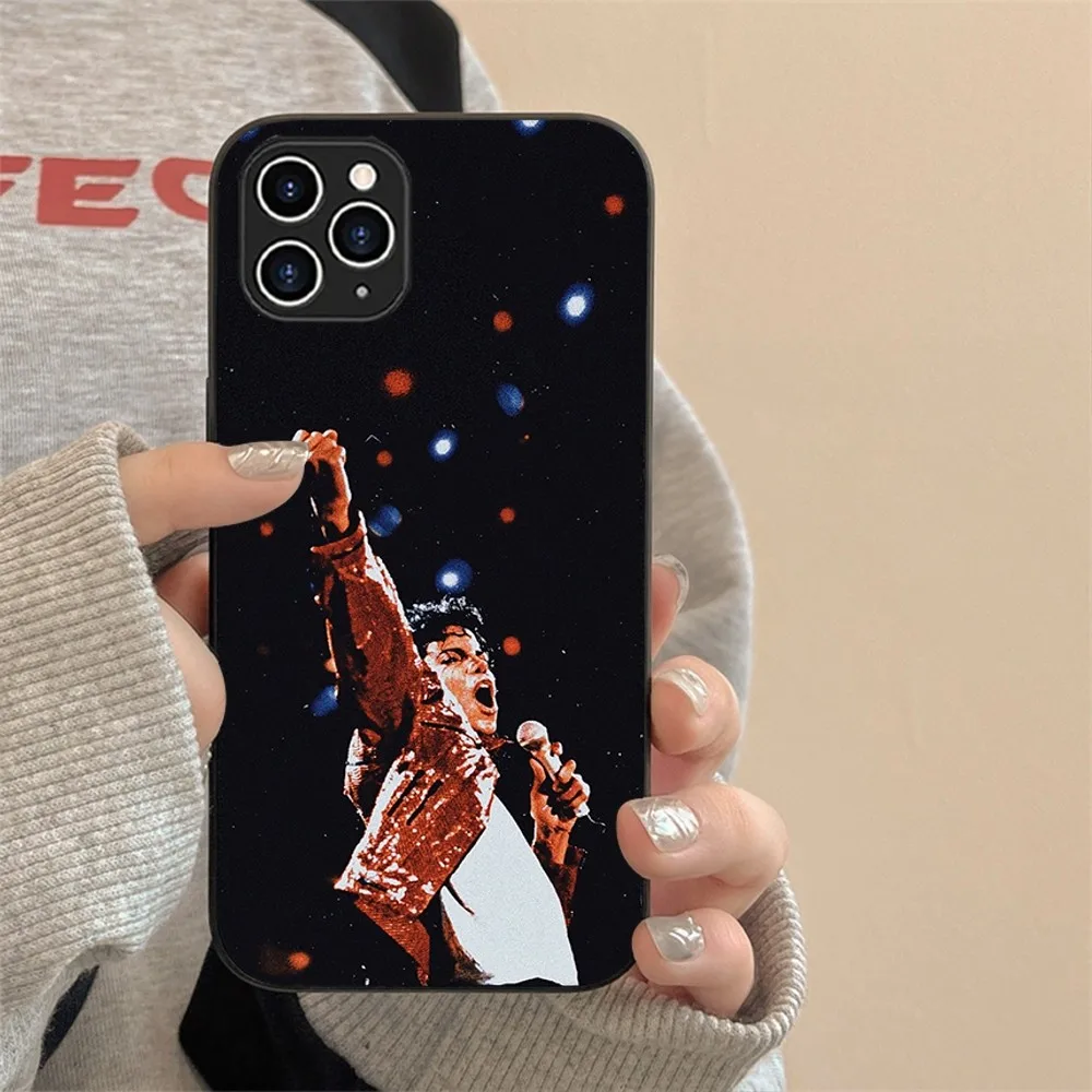 M-Michael Jackson Legendary Singer Phone Case For Iphone 15 11 13 14 Pro Max 7 8 Plus X Xr Xs Max Se2020 12mini Cover Case