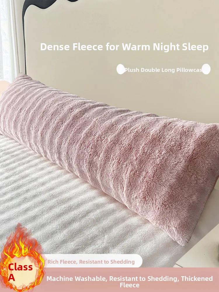 

Наволочки из кроличьего меха Waable, двусторонние, для пар, зимние, для домашнего использования, защитные чехлы для подушек из полиэфирного волокна