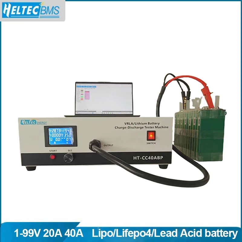 Heltec 9-99V 20A 40A Capacity Circle Tester machine Hybrid Car NiMH Lipo/Lifepo4/Lead Acid battery pack 24V 36V 48V 72V 96V