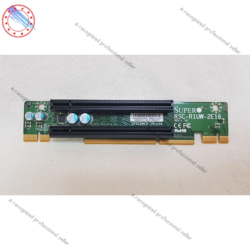 

RSC-R1UW-2E16 — ДЛЯ Supermicro 1U 2-х Riser Card PCIe x16