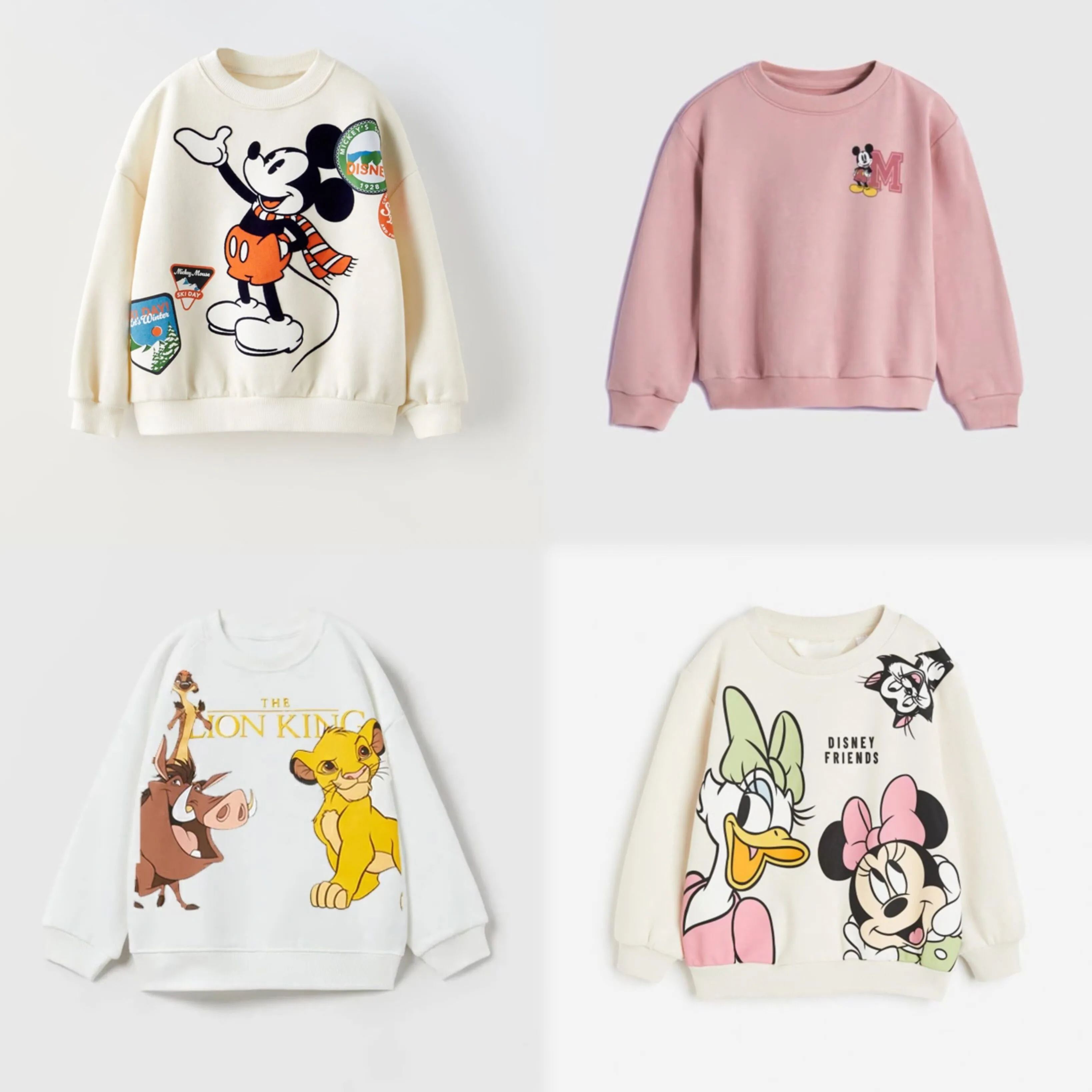 Child Spring Autumn Clothing Long Sleeve Tshirt Casual Round Neck Tops New Kids New Style Mickey Mouse Sweatshirt Outer Wear