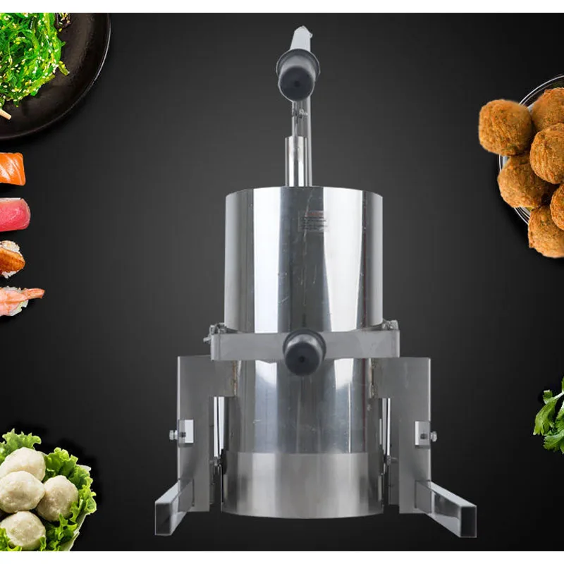 8844600 шт./мин. ручная машина для жарки фрикаделек, стальная машина для изготовления рыбных шариков, бывший инструмент, машина для изготовления фрикаделек, шарики