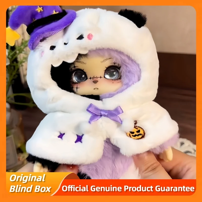 本物のロキキトリックオアトリートシリーズブラインドボックストレンディトイズキュートビニールプラッシュペンダントフィギュアドールミステリーボックストイズハロウィンギフト