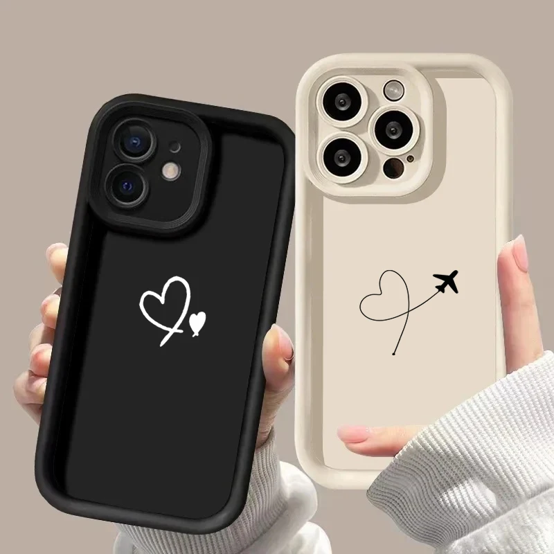 

Чехол с дизайном самолета Route Love Heart для Motorola Moto Edge 70 50 Pro 60 Fusion Stylus 40 Neo G84 G85 G54 G75 G05 G34 G56 G86