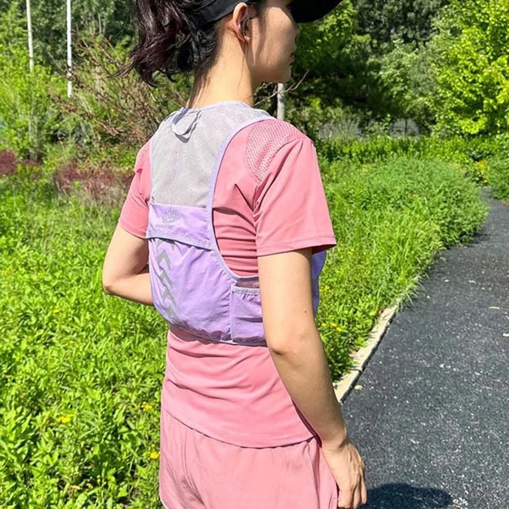 

High Visibility Reflective Vest Bag Security Lightweight Safety Reflective Vest Mesh Fluorescent Color Waistcoat Sports Backpack