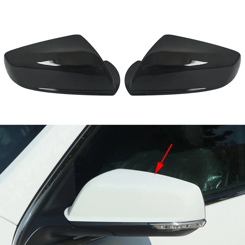 

Car Rearview Mirror Cover Side Mirror Cap Replacement For Chevrolet Malibu 2012-2018