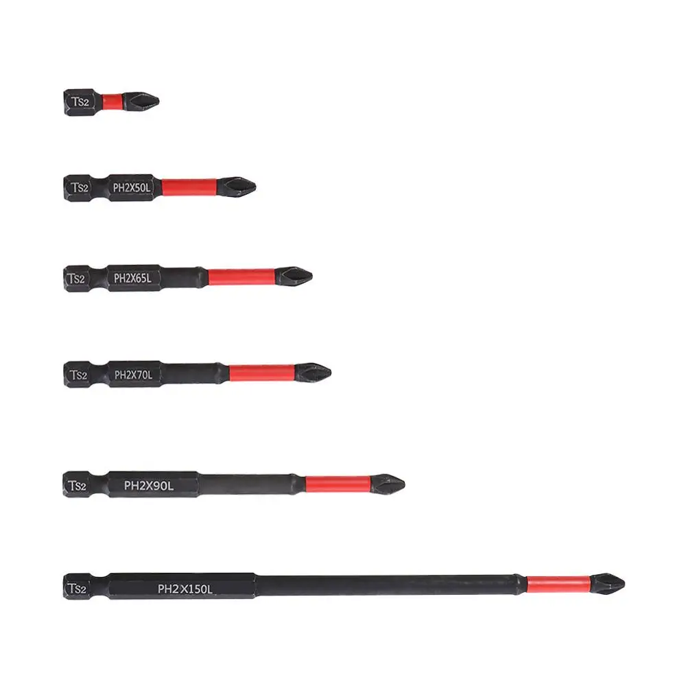 Non-slip Impact Batch Head High Hardness Impact Strong Cross Head Bit High Torque WaterProof PH2 Screwdriver Bits