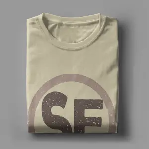 Sally Face logolu erkek tişört, yuvarlak yakalı tişört, giysi, pamuklu, kısa kollu, inanılmaz aksiyon oyunu, bu 8 en çok satılan, sally face gömlek - №5