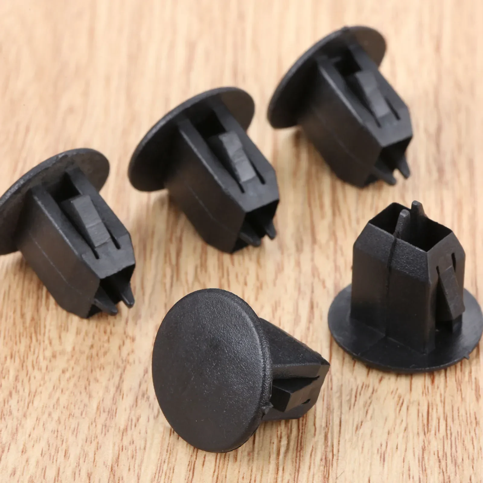 25Pcs Auto Fasteners Retainer Trunk Lining Clogging Clip Clamp for Volvo S80 S80L S60 S40 Black Plastic Rivets Car Clips
