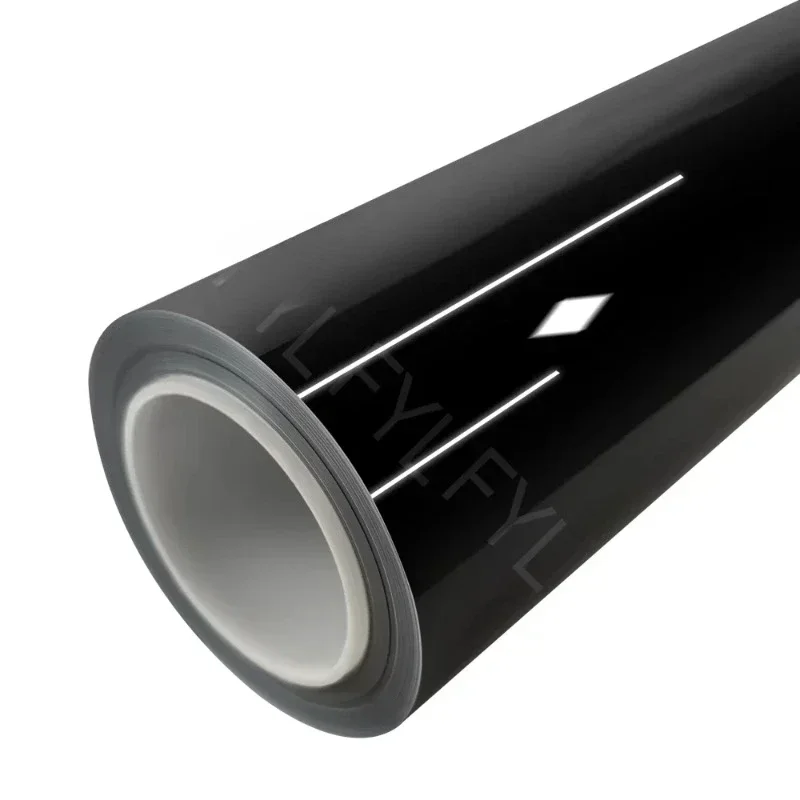 Paper Backing Glossy Black 1.52*28m Self-Adhesive Decorative Roll Film Car Sticker Vinyl Car