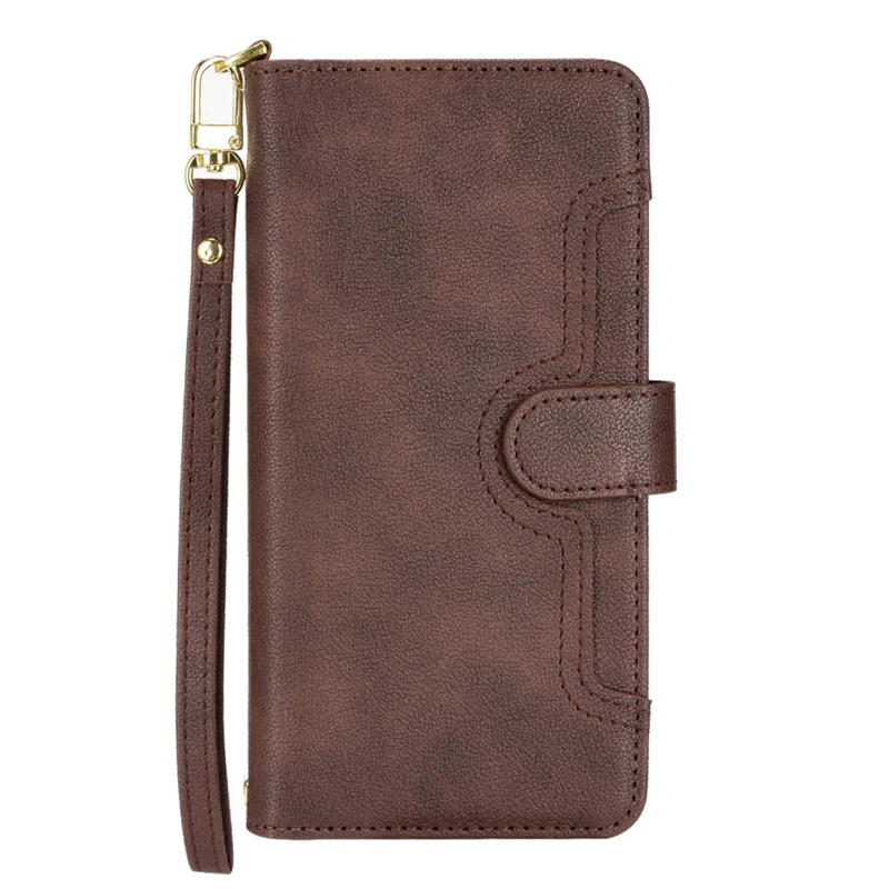 Fit in Samsung Galaxy Z Fold 5 Luxury Zipper Bag with Cord skin PU Leather Case for Galaxy Z Fold 4 3 2 Phone Case
