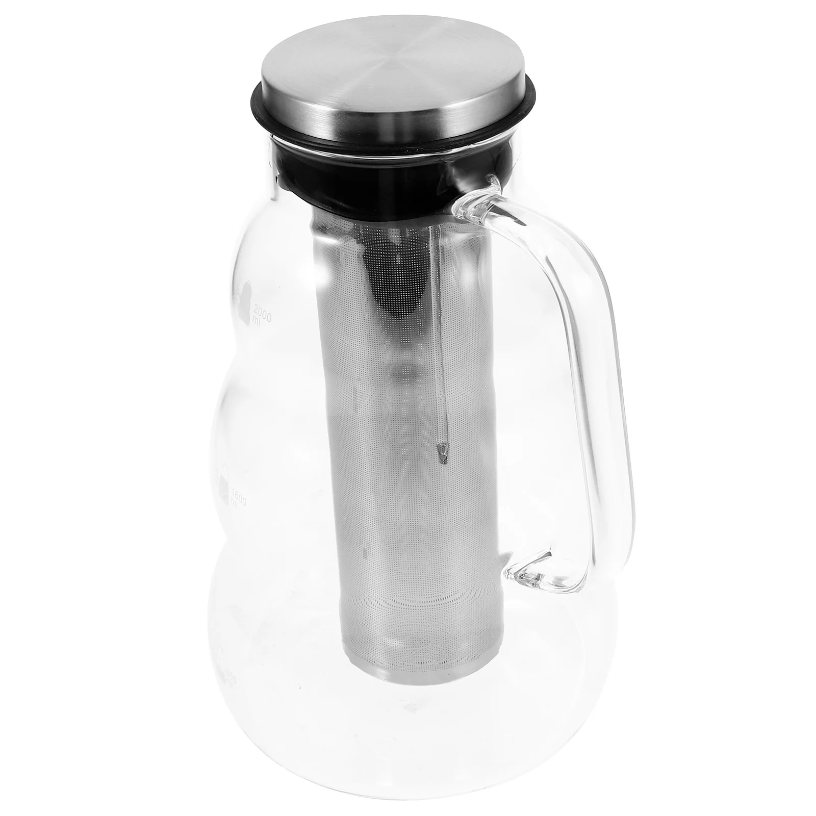 

Glass Cold Brew Coffee Pot Large Capacity Detachable Strainer Water Pitcher for Drinks Home Office Cold Water Pitcher