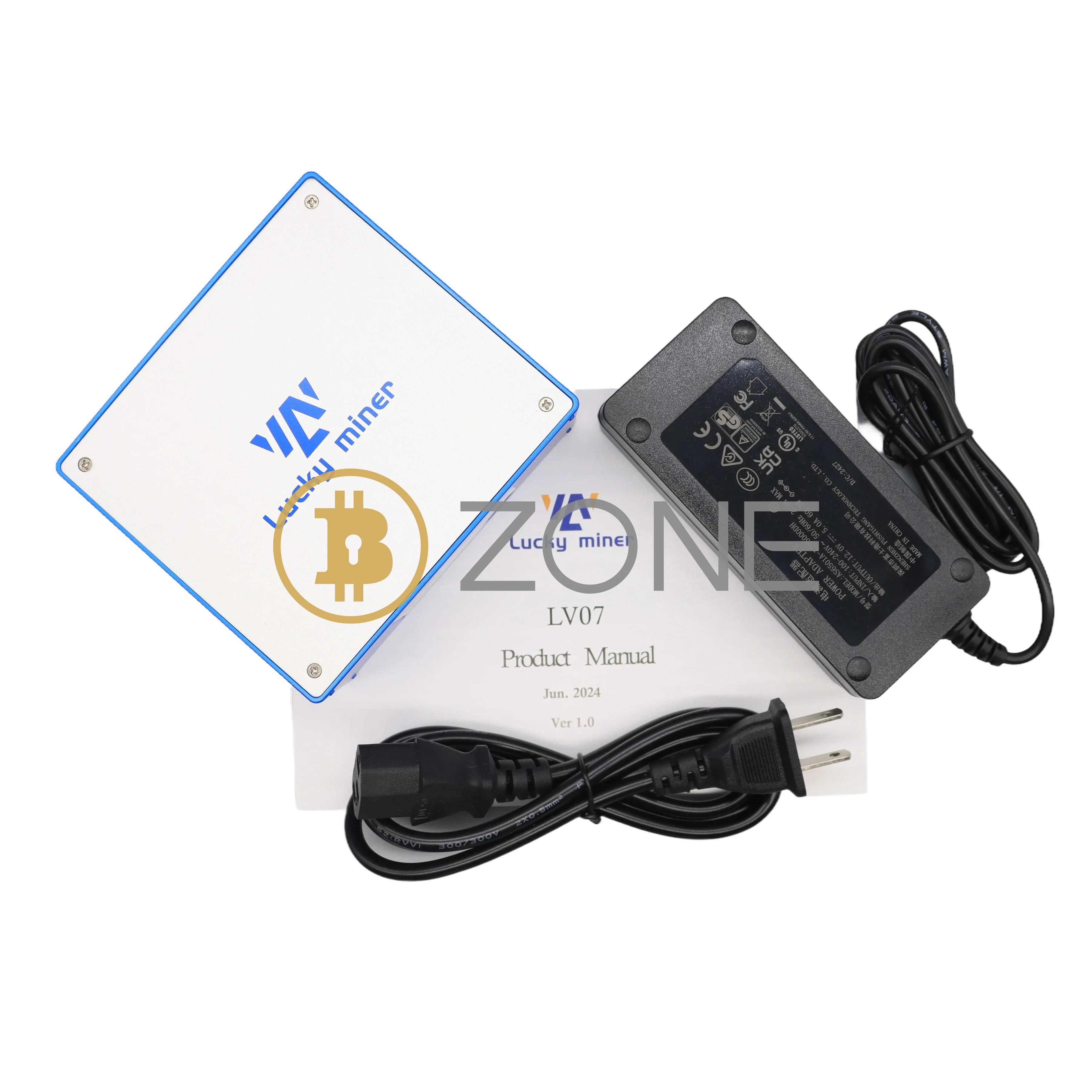 Bitcoin Miner Lucky Miner LV07 1TH/S 25W Win 3.125 BTC Bitcoin Crypto Solo Miner SHA256 WiFi Home Miner