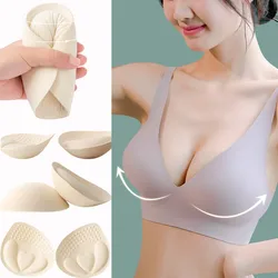 1Pair Thickened Chest Pads For Women Sexy Breast Insert Push Up Bra Enhancer Swimsuit Bikini Pad Sponge Underwear Accessories