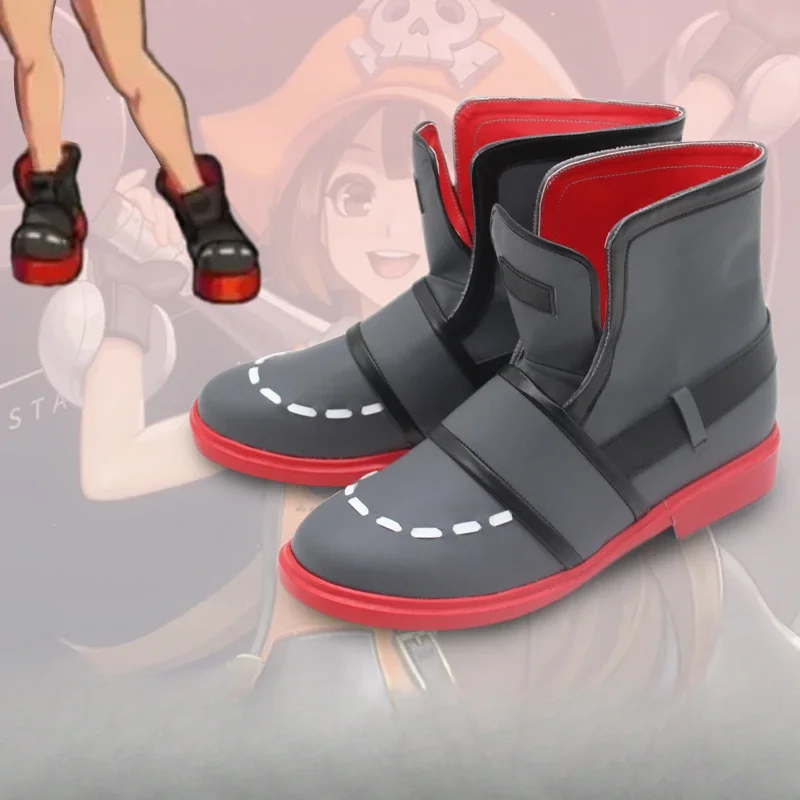 Anime Guilty Gear May Cosplay Schuhe Halloween Aksesori Dibuat Sesuai Pesanan