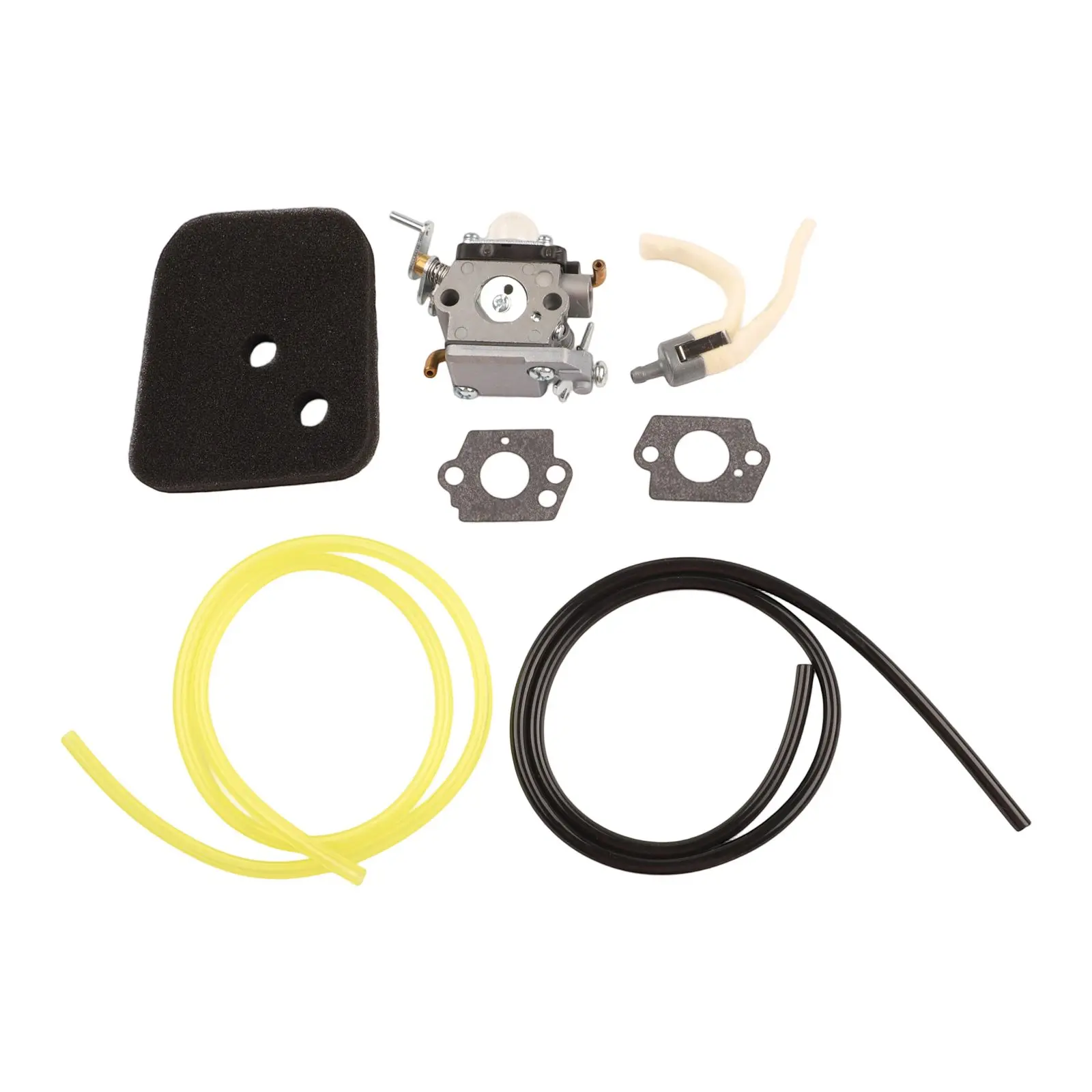 Air Filter Kit Carburetor Kit 9 Pieces Set Complete Replacement Package Easy Installation Components Carburetor Replacement Kit