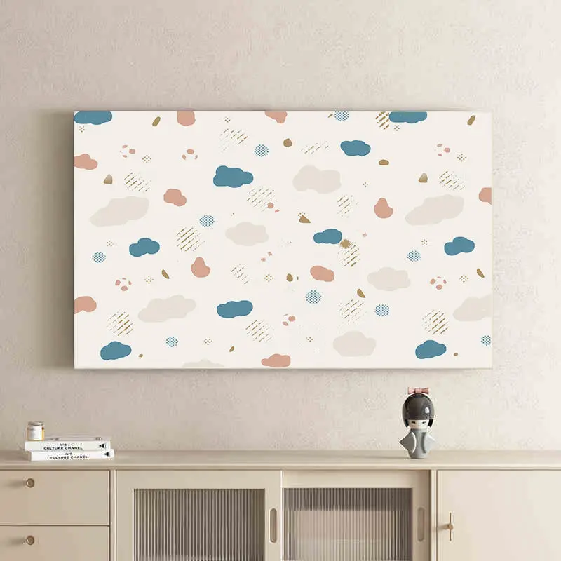 New Minimalist Stretch Full Coverage TV Monitor Dust Cover - Universal Dustproof Protector for 32/43/47/52/65/75 Inch Screens