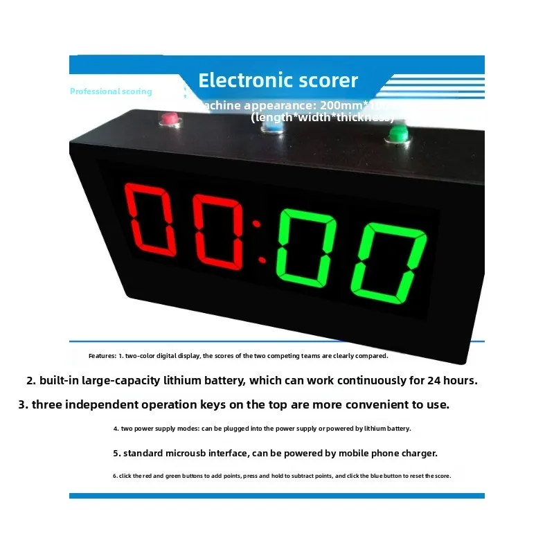 200 * 100Mm Electronic Scorer, Billiard Scorer, Table Tennis Scorer, Billiard Scorer