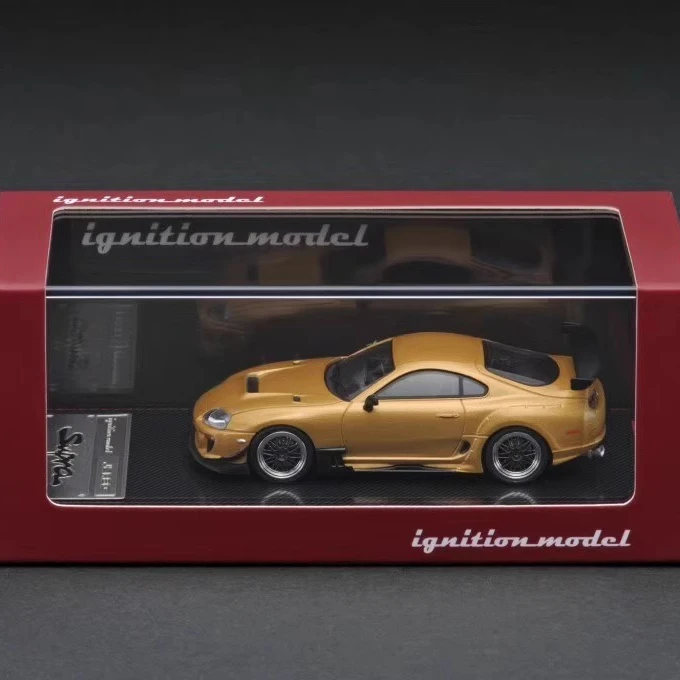 IG 1:64 Supra JAZ80 alliage jouets véhicule à moteur moulé sous pression en métal modèle cadeaux