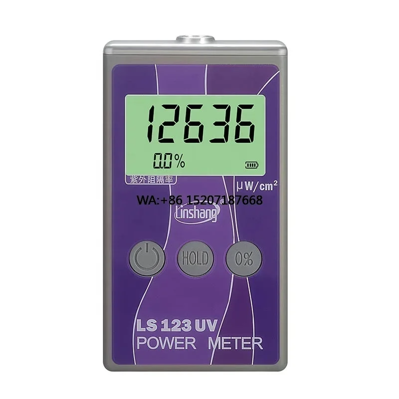 Medidor de potencia UV portátil LS123, dispositivo de medición de intensidad de radiación, medidor de intensidad de prueba