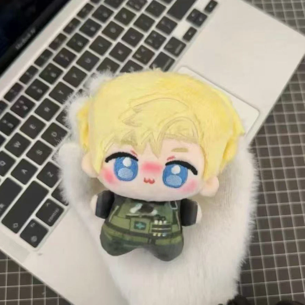 

10cm Cool Blue Eyes Haki Bee Anime Game Delta Character Force Roy Smee Plush Toy Keychain Bag Pendant Plushie Doll Hanging Decor