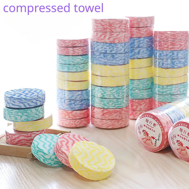 Disposable Compressed Face Towels Non-woven Face Washcloths Travel and Hotel Supplies Microfiber Towel Hand Towel Travel Tools