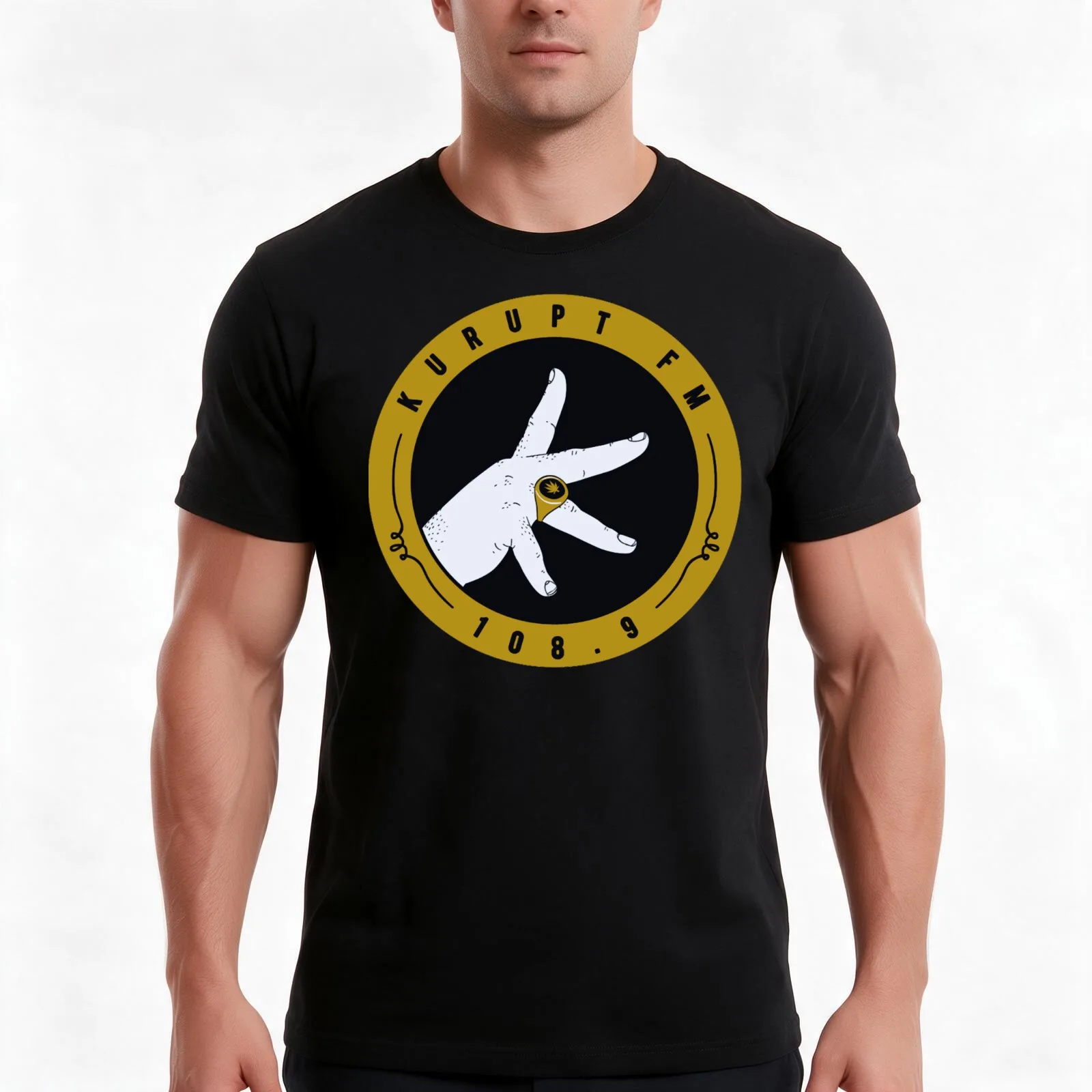 Kurupt Fm logo as seen on People just do nothing T-Shirt Summer Casual Cotton Tee Oversized Streetwear Tops Unisex Men Women