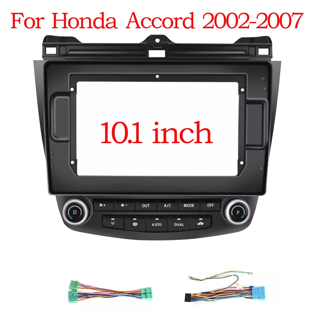 

10.1 Inch Car Fascia With Air Conditioning Board And Canbus Box For HONDA Accord 7th 2003-2007 Fascias Panel Dash Car Dvd Frame