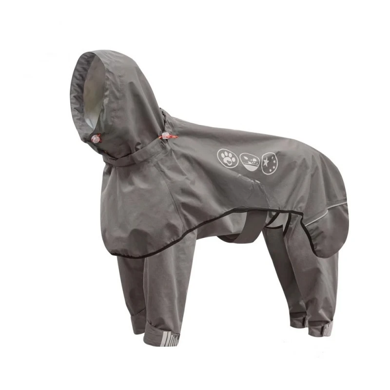 

Dog raincoat split pet four-legged waterproof clothes medium-sized dog large dog poncho golden hair edge herding cloak