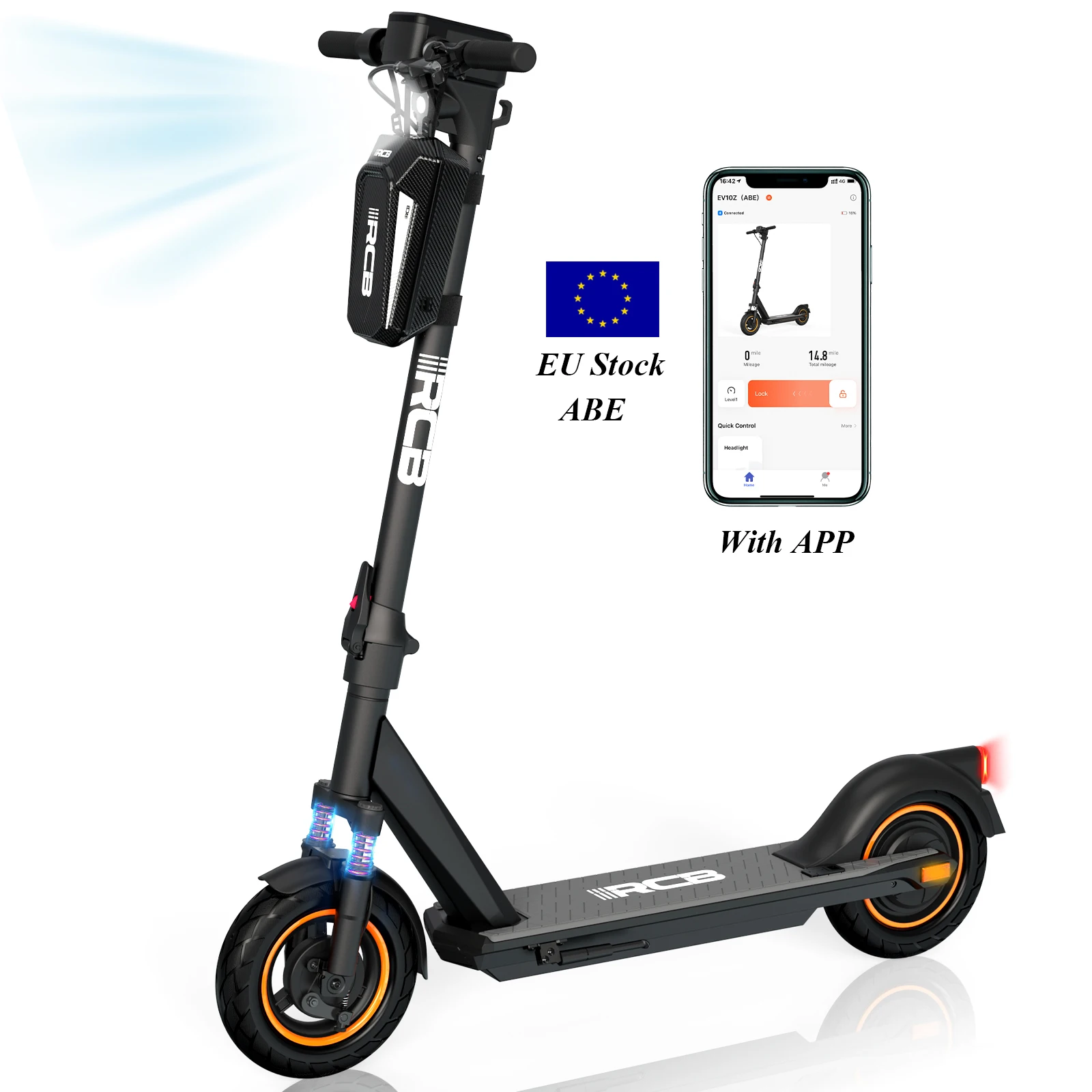 

Intelligent Library RCB EU Stock 10-Inch Fat Solid Tyre Electric Scooter 36V 500W Fast & Powerful Lithium Battery ABE Cheap Elec