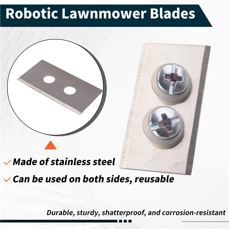 A92P 36Pcs Replacement Robotic Lawnmower Blades For Mammotion Luba With Washers And Screws