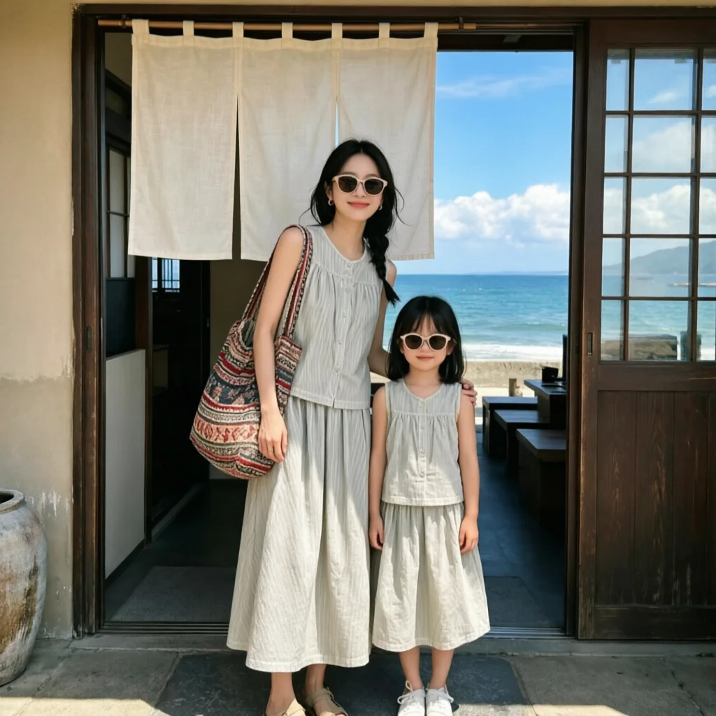 Women Men Matching Clothes for Couples Brother and Sister Set Mom Daughter Vest Skirts Outfits Dad Son Kids Shirts Shorts Suit