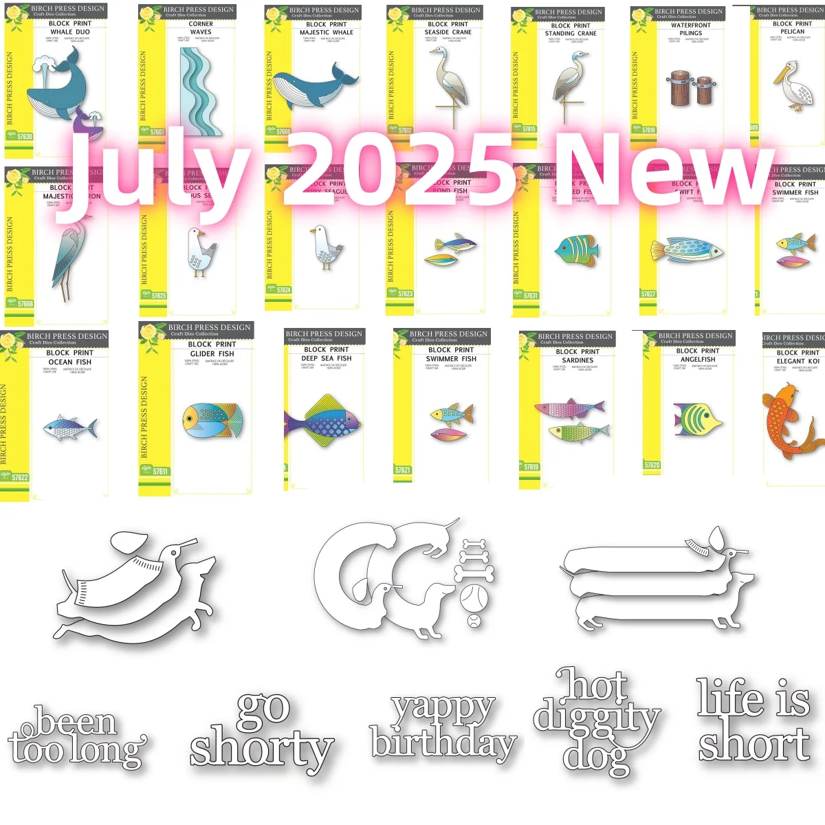 

Seagull Dolphin Goldfish Metal Cutting Dies for DIY Making Card Scrapbook Embossed Paper Album Craft Supplies Template 2025