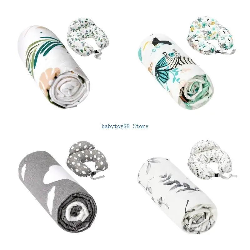 Y4UD 新生児ベビー授乳枕カバーソフト通気性枕カバー授乳枕本カバー保護スリーブケース