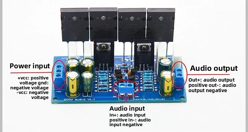 Upgraded Mono 200W Amplifier Board Fever HiFi   1943 5200 High Power   for Home Use