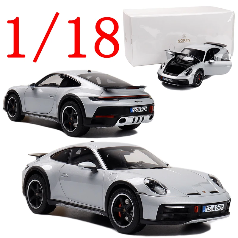 

NOREV Литая под давлением модель автомобиля Porsche из сплава в масштабе 1/18, Porsche 911 Carrera Targa Dakar, игровые транспортные средства, игрушки для мальчиков, подарок, оригинальная коробка