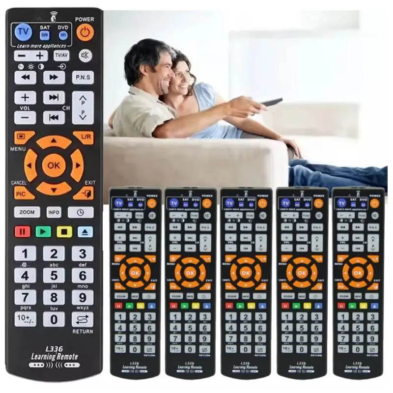 Universal Copy TV CBL DVD SAT STB DVB HIFI TV BOX VCR 3 In 1 Programmable CHUNGHOP L336 Remote Control With Learning Function