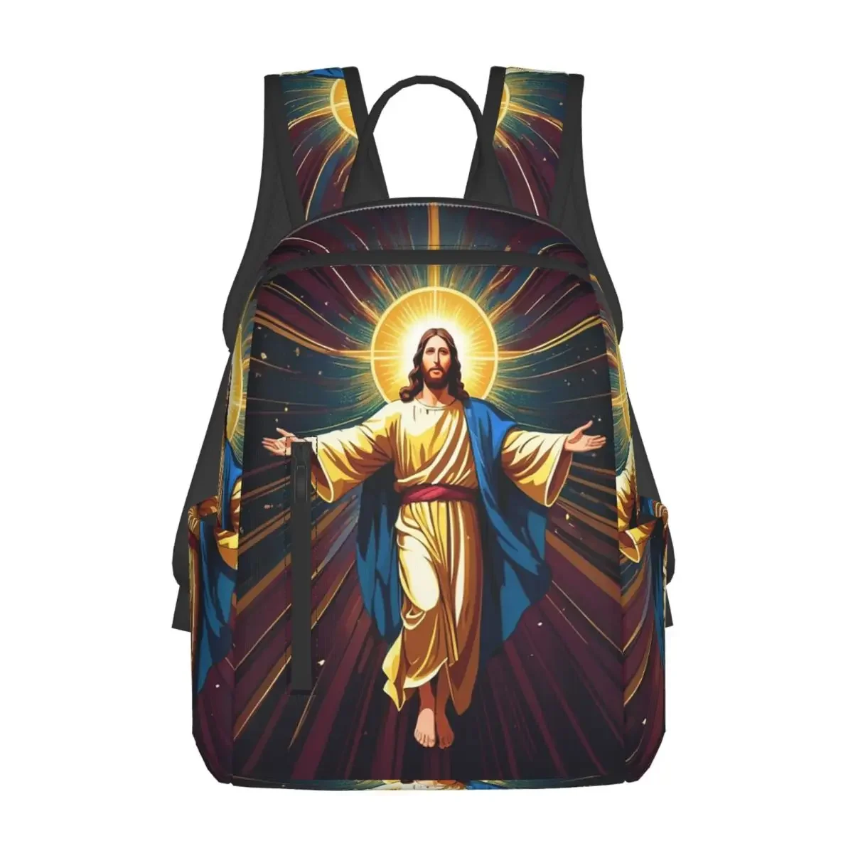 

Catholicism Saints Jesus Mary Backpack Daypack Large Capacity Boys Girls BookBag School Bag Shoulder Bags for Men Women
