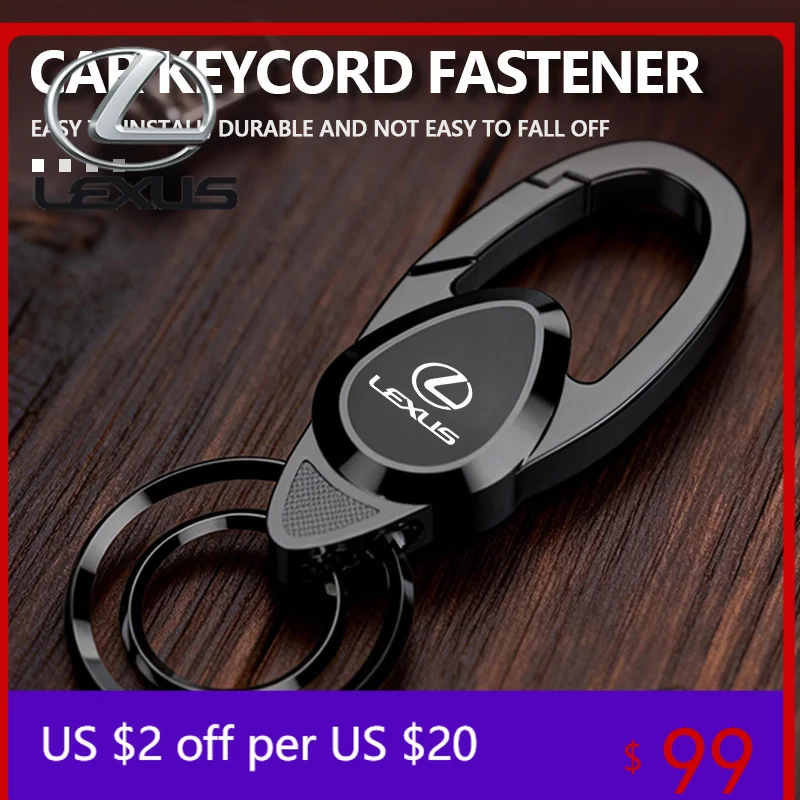 

Car KeyChain Keyring Key Holder Emblem Auto Accessories For Lexus IS350 ES350 IS250 IS460 IS220h IS300 LX570 UX250h