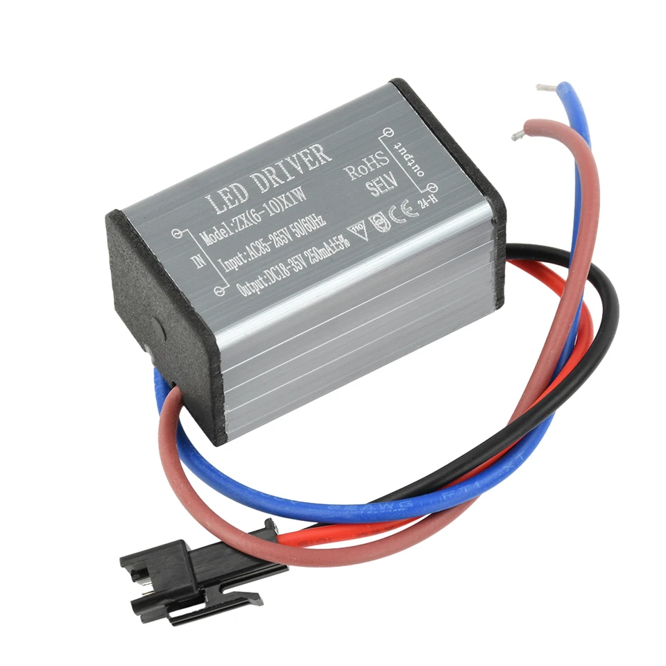 LED Waterproof Driver 1-3W 6-10W 8-12W 12-18W 18-24W Ac85-265V